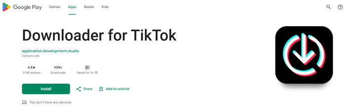 Downloader for TikTok App