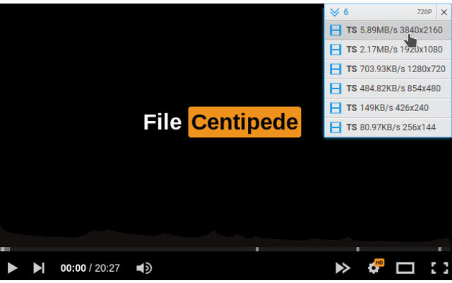 使用FileCentipede下載