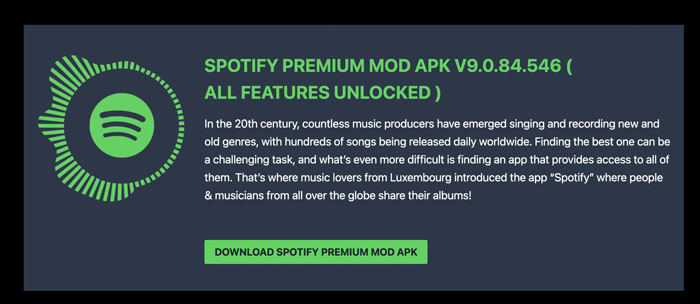 下載Spotify Music Mod