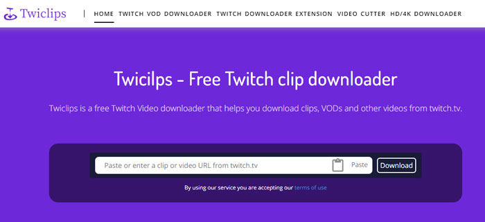 使用Twiclips下載