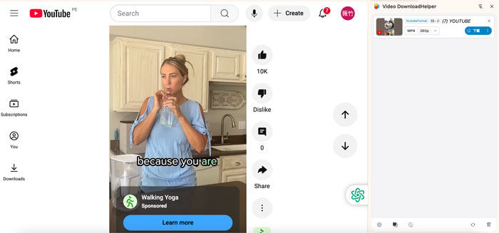 使用Video DownloadHelper下載