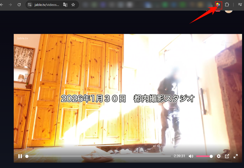 video downlaodhelper檢索到可下載的jable資源