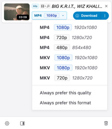 使用火狐瀏覽器的擴充套件下載