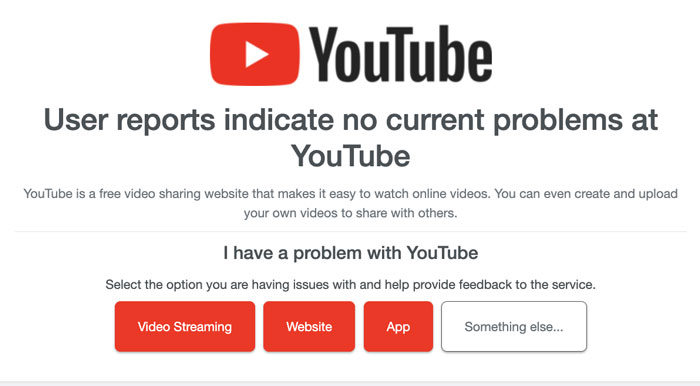 Youtube 發生錯誤原因